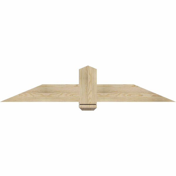 Ekena Millwork Eugene Rough Sawn Timber Gable Bracket, Douglas Fir, 60"W x 12"H x 4"D x 6"F, 5/12 Pitch GBW060X12X0406EUG00RDF - main